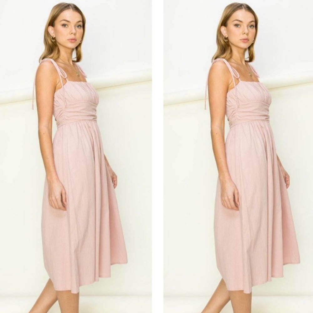 Perfect Timing Pleated A-Line Dress - Picture 4 of 5